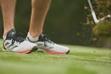 adidas Adizero ZG golf shoes at impact