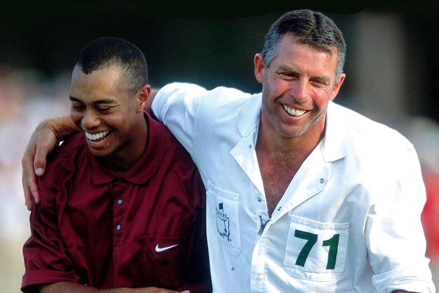 Tiger Woods and Steve Williams