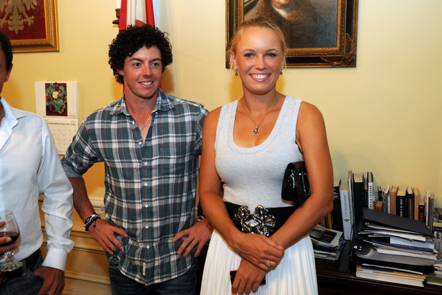 Rory McIlroy and tennis ace Caroline Wozniacki were engaged in 2014