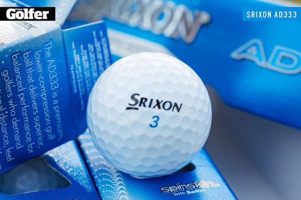 The new Srixon AD333 is the tenth generation of the two-piece ball.