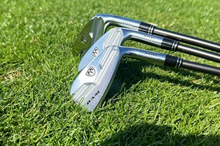 The RAM Axial Forged irons have a distinct look