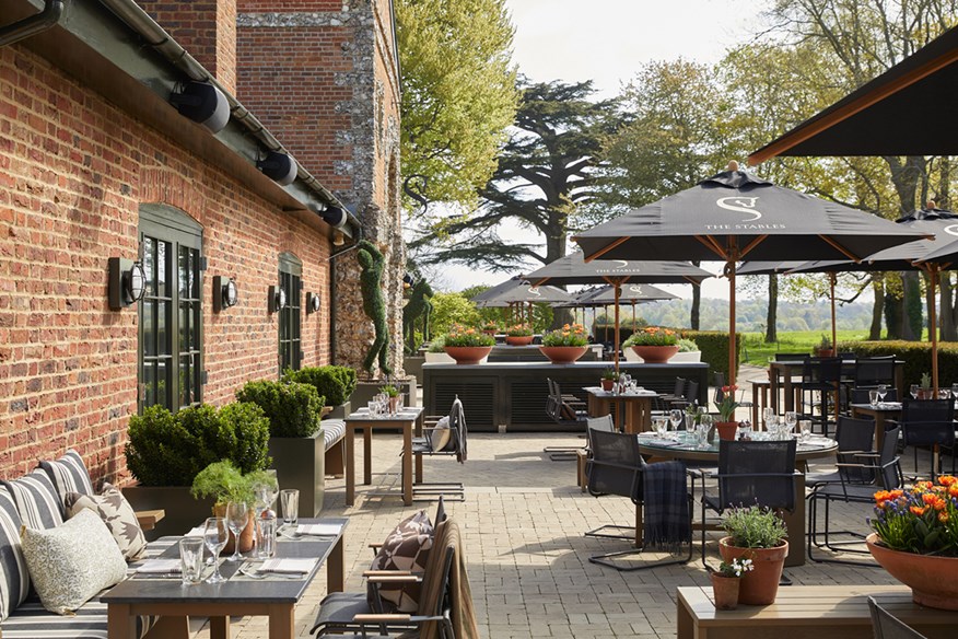 The Stables Bar and Terrace is the best place to go after a round of golf.