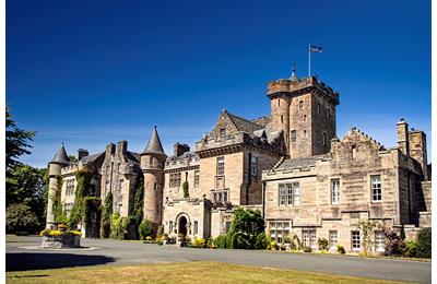 Glenapp Castle is now home to a five-star hotel and 3 AA Rosette restaurant.