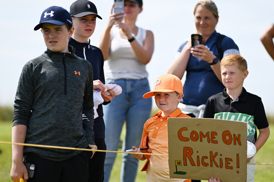 Rickie Fowler has a loyal army of fans