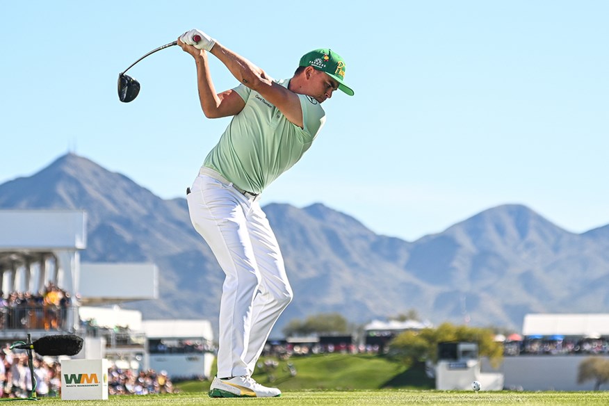 Rickie Fowler's golf swing in 2020