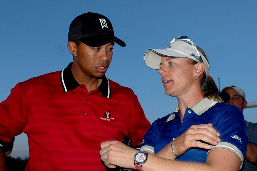 Tiger Woods and Annika Sorenstam were the dominant forces in the men's and women's game for a sustained period.