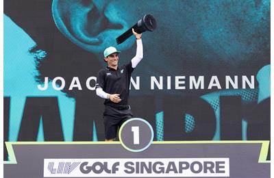 Joaquin Niemann took home the top share of the LIV Golf Singapore prize money purse.