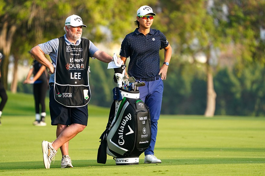 Min Woo Lee is cooking with new Callaway prototype irons