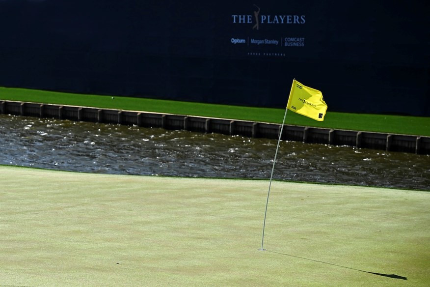 Tee times for the Players Championship final round have been moved due to forecast storms.