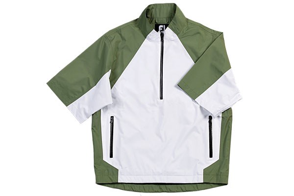Veste de pluie coupe-vent Footjoy Dryjoys pull zippé L noir manches