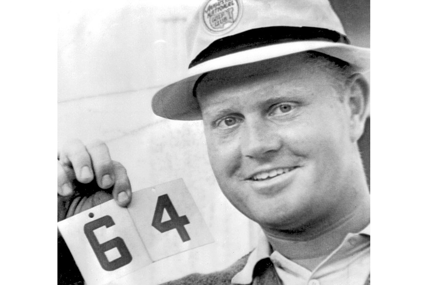 Jack Nicklaus shot a 64 en route to winning his second Green Jacket at the Masters.