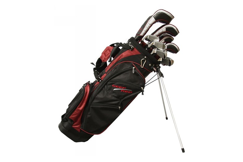 Wilson DEEP RED ゴルフバッグ アイアンセット付き Wilson DEEP RED ゴルフバッグ アイアンセット付き Amazon.co.jp