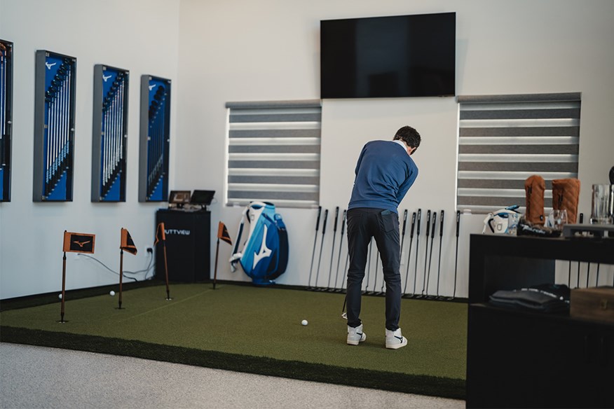 Twin technology putter fittings allow for precision analysis at Mizuno's The Foundry facility
