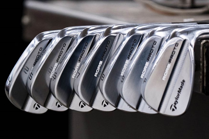 Rory McIlroy's TaylorMade RORS•PROTO irons are available in 4 thru PW