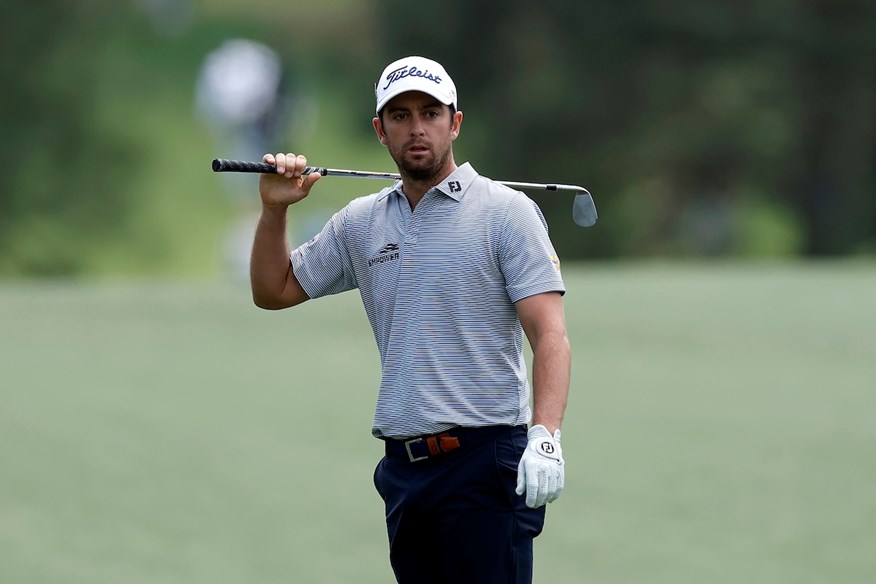 Davis Riley became the first player to fall foul of the PGA Tour's new rangefinder rules.