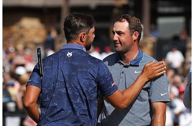 Erik van Rooyen finished 23-under-par at the CJ Cup and still lost by eight to Scottie Scheffler.
