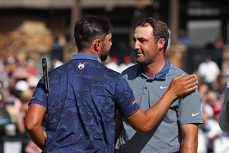 Erik van Rooyen finished 23-under-par at the CJ Cup and still lost by eight to Scottie Scheffler.