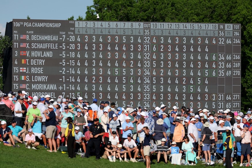 The PGA Championship cut rules differ slightly to other majors.