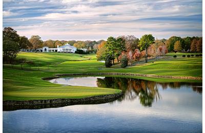 The 17th hole at Quail Hollow
