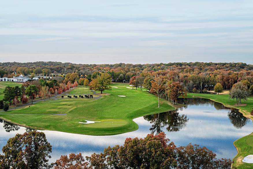 The 16th hole at Quail Hollow