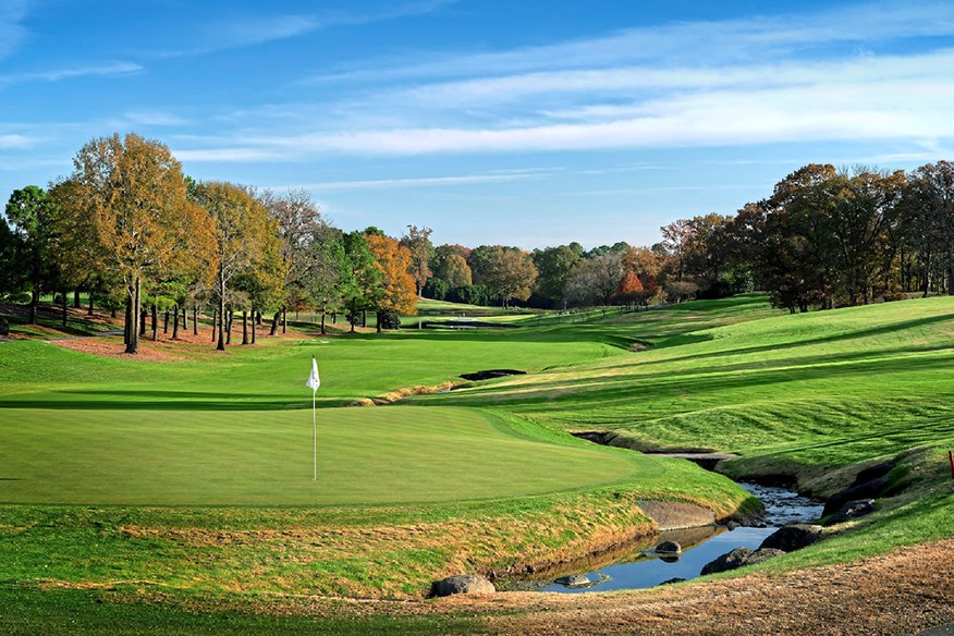 The 18th hole at Quail Hollow