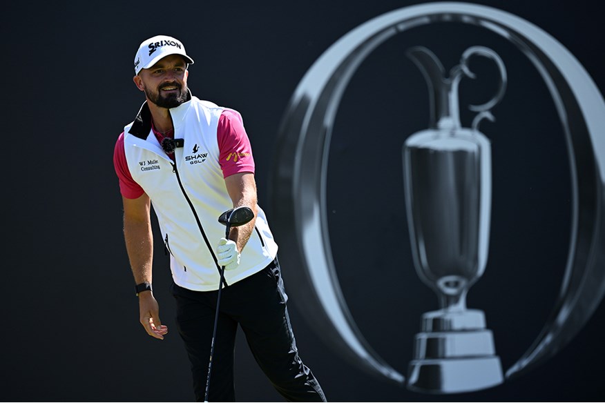 Brandon Robinson-Thompson making his Open debut in 2023 at Hoylake.