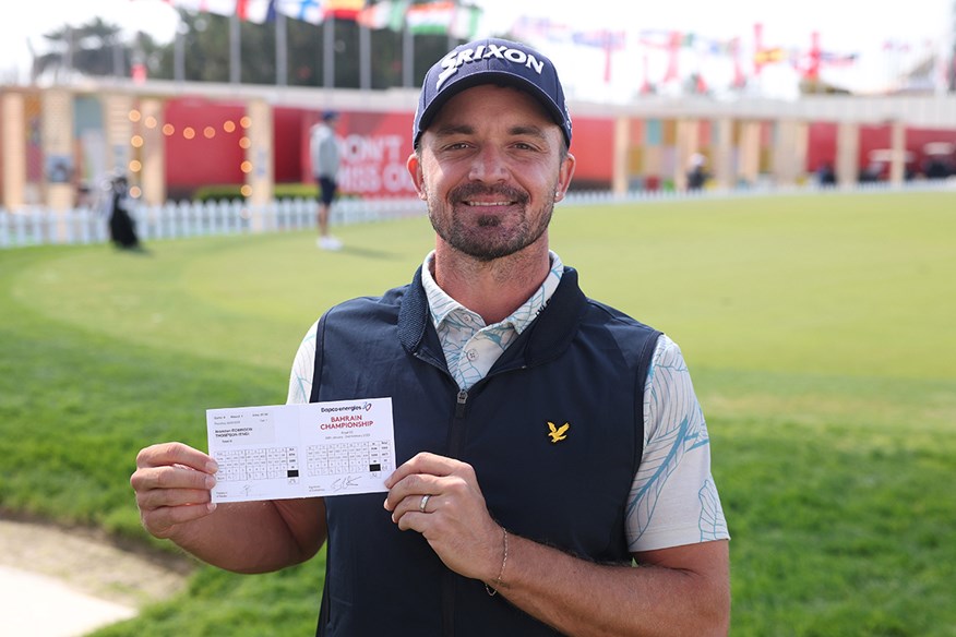 Brandon Robinson-Thompson set the course record at the Bahrain Championship in January.