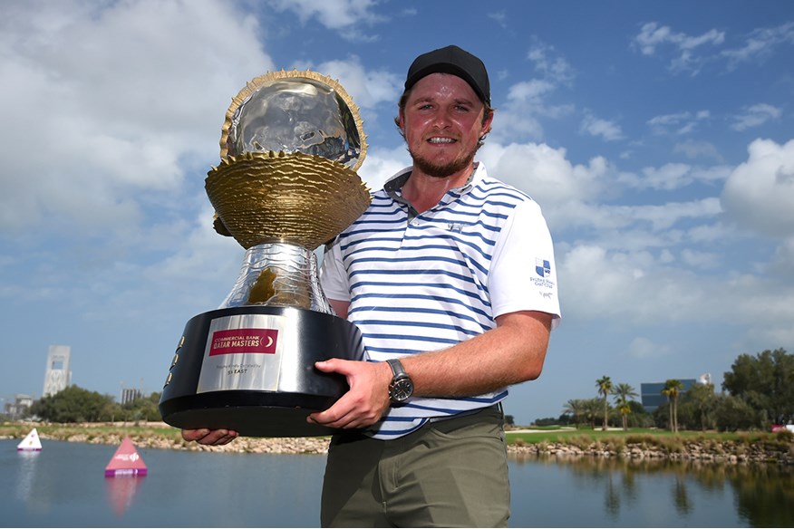 Eddie Pepperell won his first DP World Tour title at the Qatar Masters in 2018.