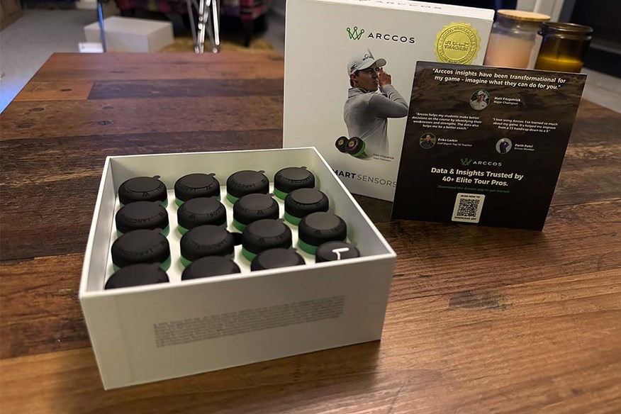 ARCCOS Smart Sensors come in sets of 16, so you can swap clubs in your bag without having to change tags