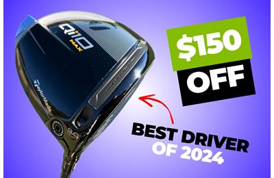 Save $150 on the TaylorMade Qi10 MAX Driver