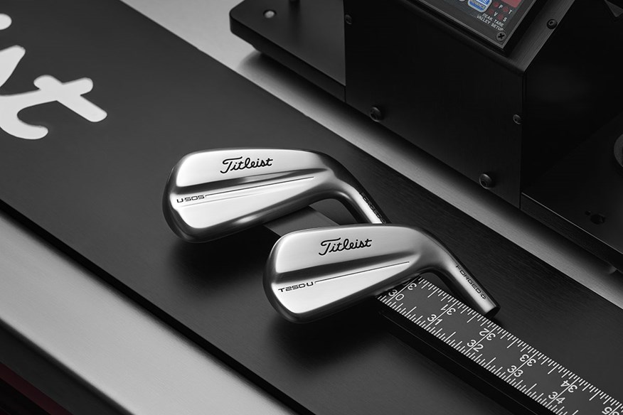 New driving irons, U505 and T250U, are included in the Titleist T-Series iron range for 2025