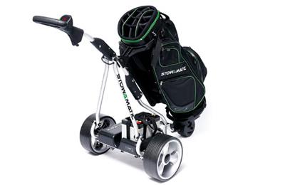 Stowamatic 2 Wheel Folding Push Pull Golf Trolley - The Sports HQ