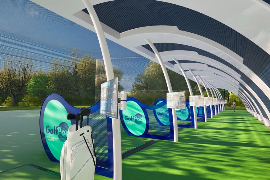 GolfPod will use ball-tracking technology to monitor every shot.
