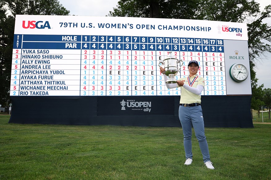 Japan's Yuka Saso won her second US Women's Open title in 2024.