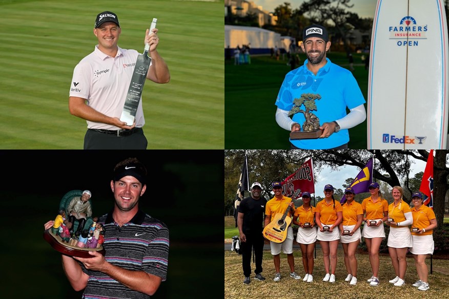 Many weird golf trophies and prizes have been handed out down the years.