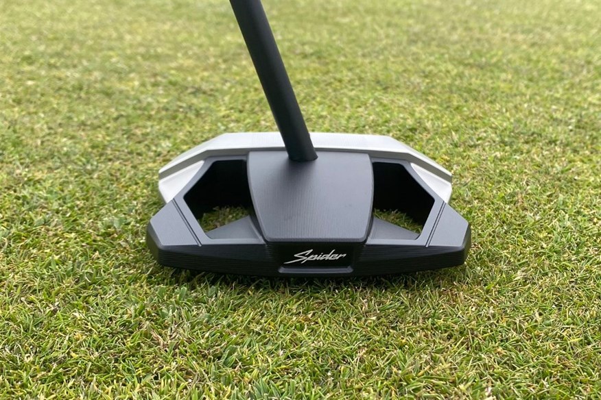 The TaylorMade Spider ZT sits perfectly because of the sole camber