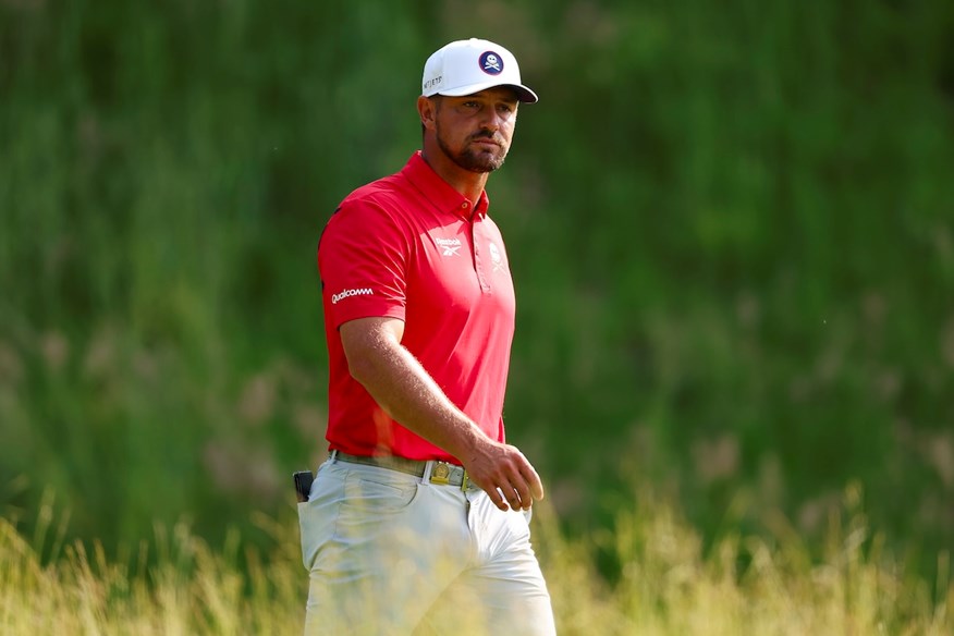 Bryson DeChambeau was caught up in a bizarre rules situation at the US Open.
