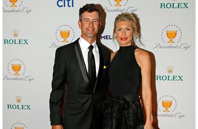 Golf star Adam Scott is married to Marie Kojzar, a Swedish architect.
