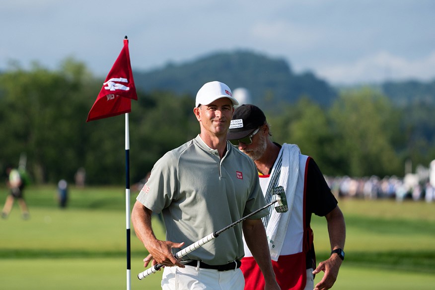Adam Scott uses a L.A.B. Golf Mezz.1 Proto putter