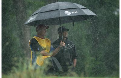 There have been two US Open Monday finishes in the tournament's history.