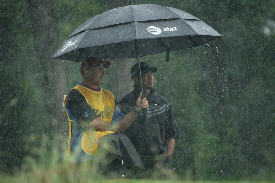 There have been two US Open Monday finishes in the tournament's history.