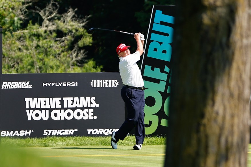 Donald Trump can "get it around the course", according to LIV Golf star Lee Westwood.