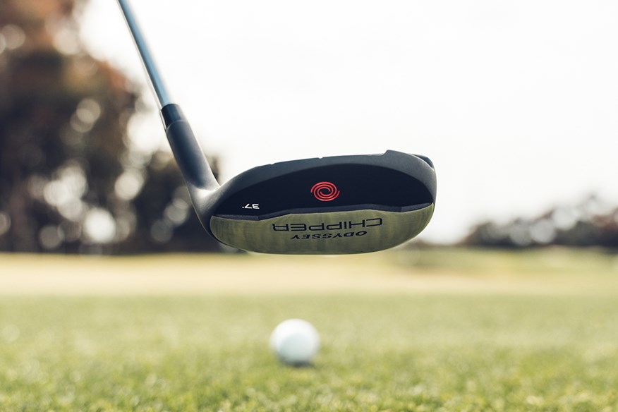 The new Odyssey Chipper is designed to be used with a putting stroke.