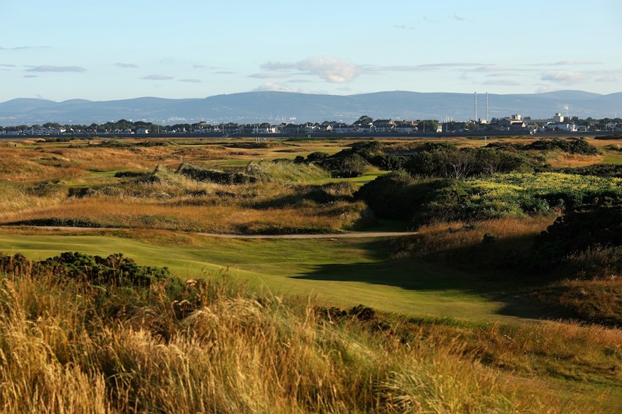 A general view of Portmarnock Golf Club in Dublin, Ireland.