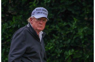 Donald Trump's golf revenues took a big drop