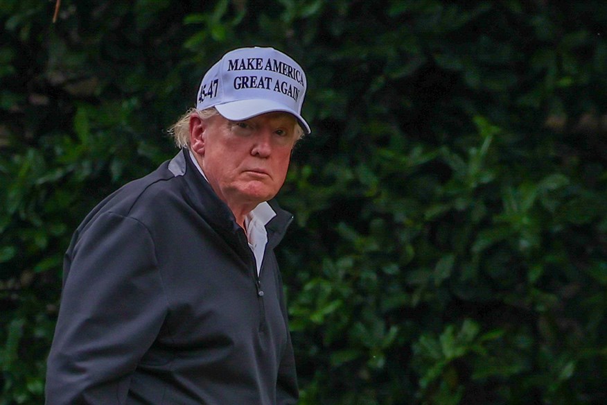 Donald Trump's golf revenues took a big drop