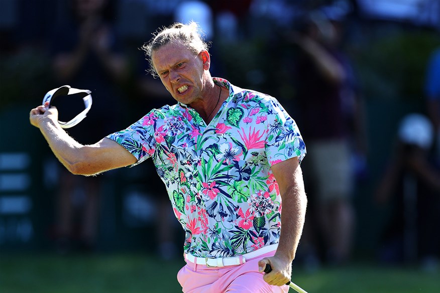 Marcel Siem celebrates his sixth European Tour win at the Italian Open.