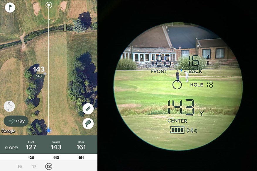The Precision Pro Titan Elite laser rangefinder connects to an app for ultimate accuracy