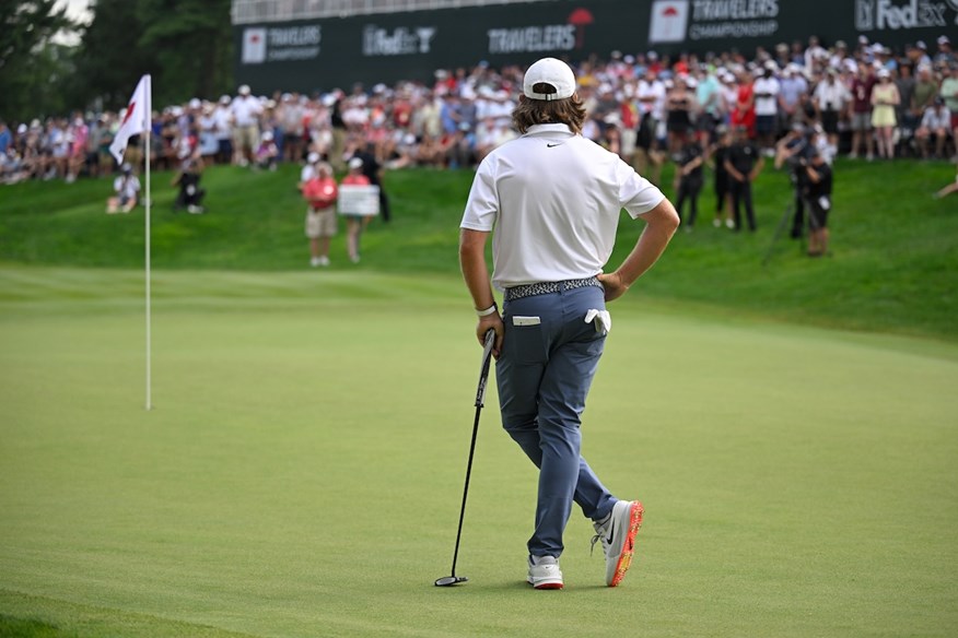 Tommy Fleetwood was left heartbroken by another PGA Tour near-miss at the Travelers Championship.