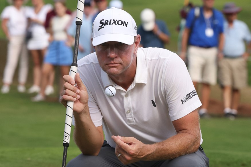 Many players use a line on their golf ball.